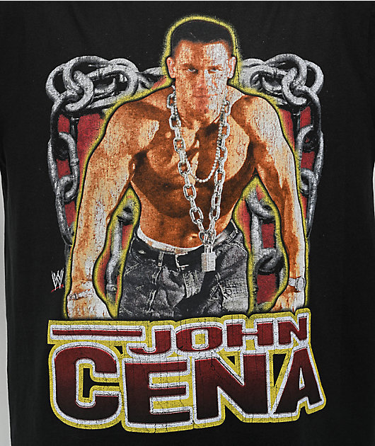 WWE John Cena Chain Gang Soldier Black T-Shirt