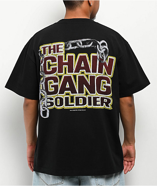 WWE John Cena Chain Gang Soldier Black T-Shirt