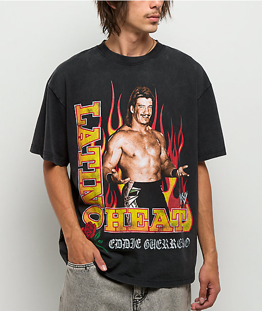 WWE Latino Heat Black Wash T-Shirt | Zumiez