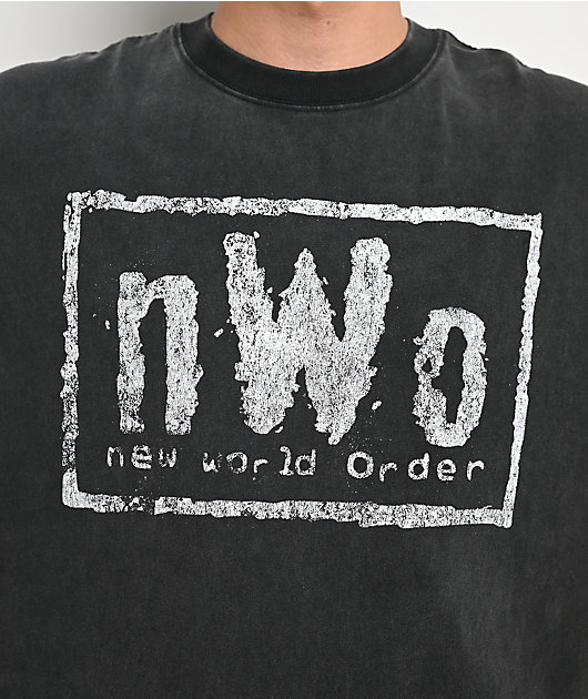 WWE NWO Pool Black Wash T-Shirt