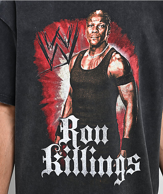 WWE R-Truth Signature Black Wash T-Shirt