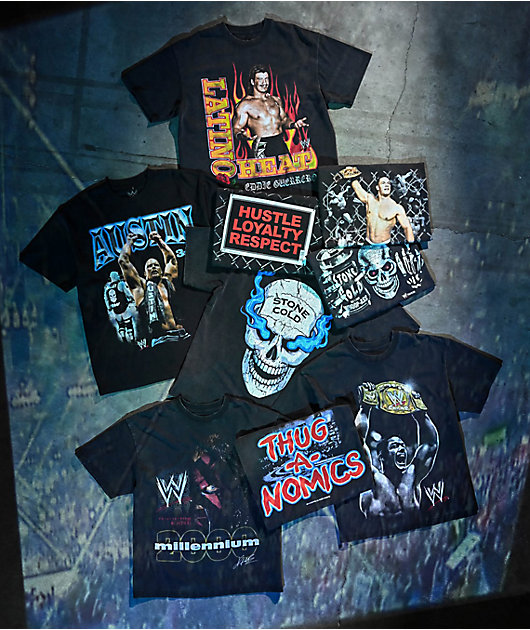 WWE STONECOLDのフットボールシャツ Vintage Stone Cold Steve Austin WWF Trinity Jersey WWE Wrestling