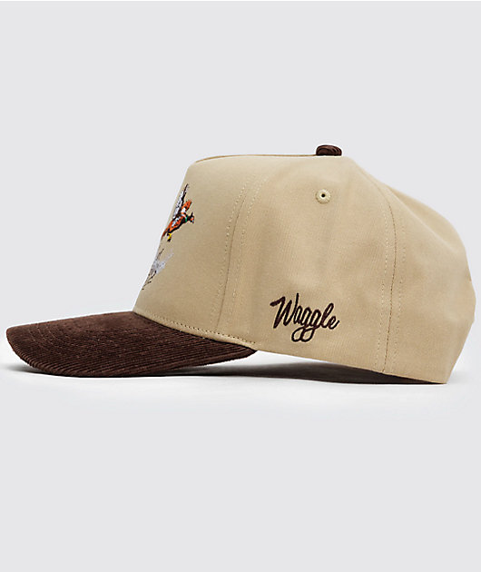 Waggle Upland Tan & Brown Snapback Hat