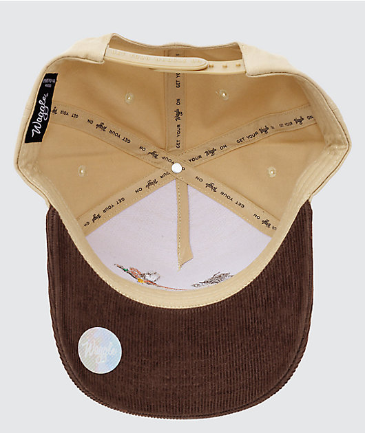 Waggle Upland Tan & Brown Snapback Hat