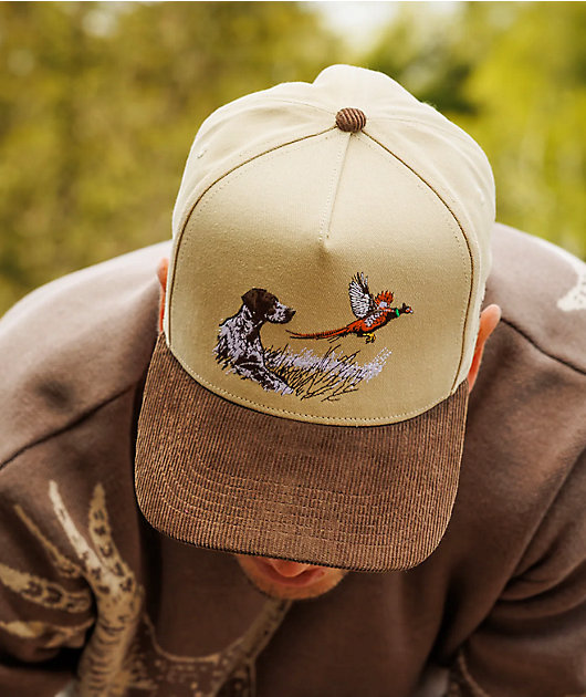 Waggle Upland Tan & Brown Snapback Hat