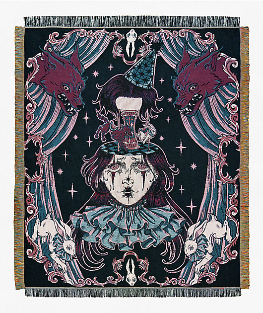 Warm People Spectacle Black Blanket | Zumiez