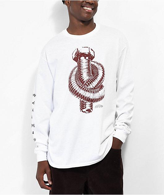 Weather Report Future White Long Sleeve T-Shirt
