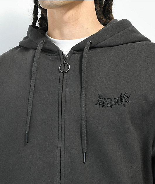 Welcome Bapholit Sudadera con cremallera negra