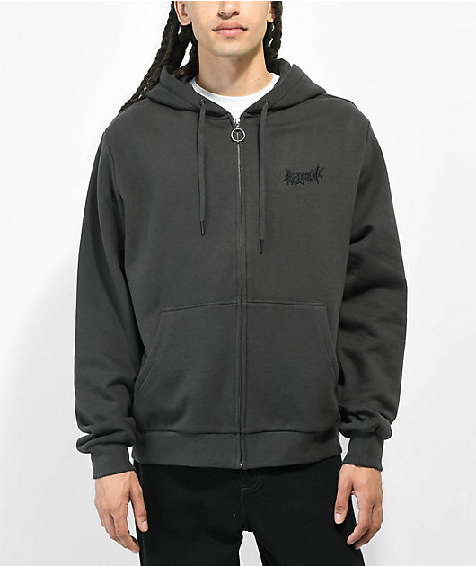 Welcome Bapholit Sudadera con cremallera negra