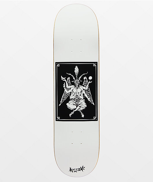 Welcome Bapholit White & Black 8.25" Skateboard Deck