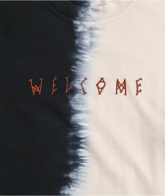 Welcome Chimera Black & Bone Dip Dye Long Sleeve T-Shirt