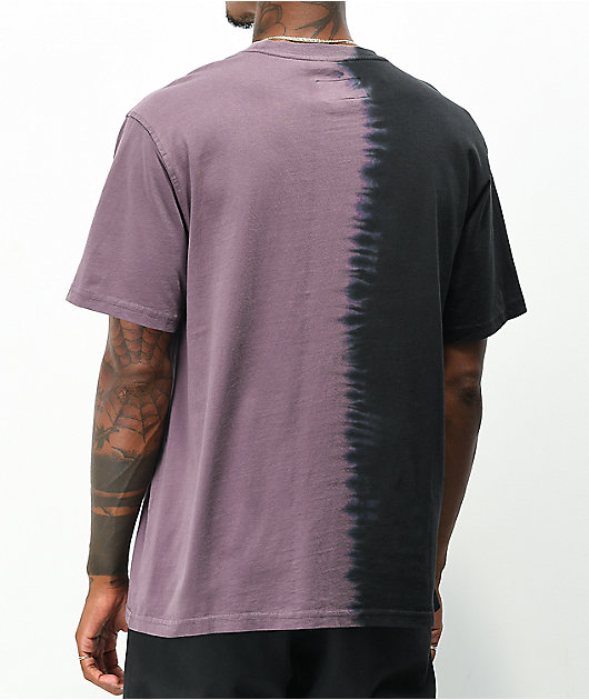 Welcome Chimera Black & Purple Split Dye T-Shirt