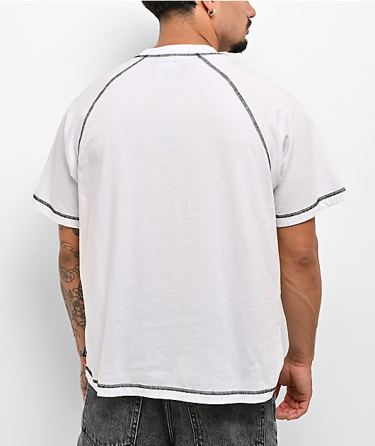 Welcome Crusade White & Black Raglan T-Shirt