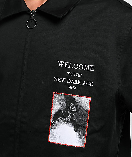 Welcome Dark Age Black Zip Work Shirt