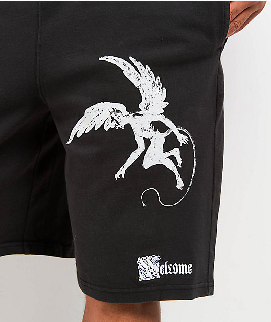 Welcome Duality Charcoal Sweat Shorts