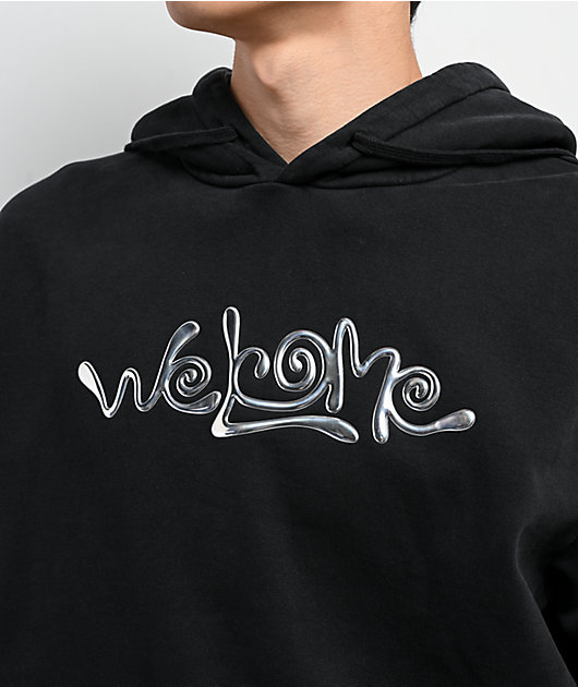 Welcome Gleam 3D Black Hoodie