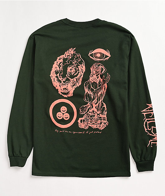 forest green graphic tee