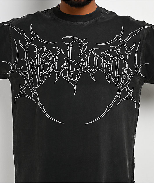 Welcome Grapple Black Wash T-Shirt
