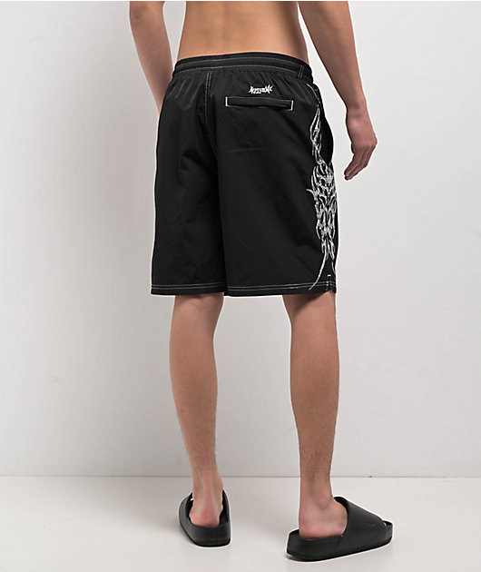 Welcome Horde Black Board Shorts | Zumiez