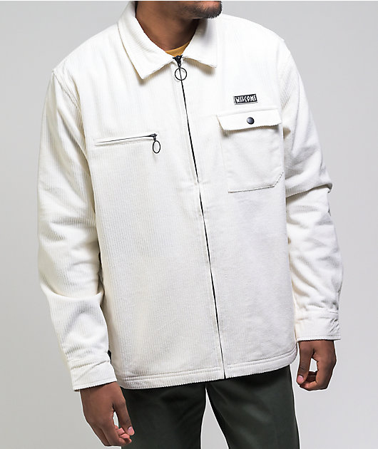 white work jacket