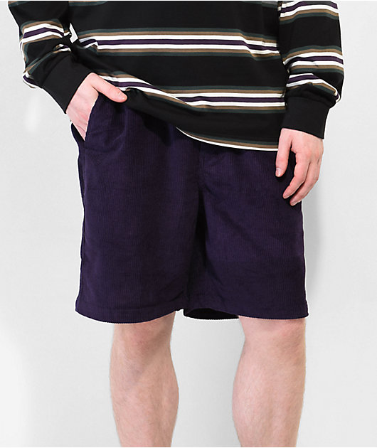 Welcome Hydra Shorts de pana morados