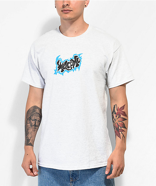 Welcome Jagged Heather Grey T-Shirt