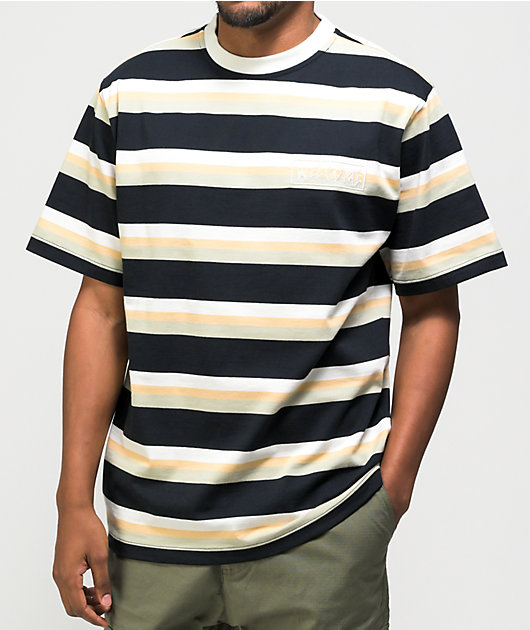 Medius Black & Tan Stripe T-Shirt