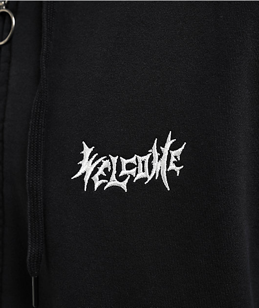 Welcome Nephilim Black Pigment-Dyed Zip Hoodie | Zumiez Welcome Nephilim Black Pigment-Dyed Zip Hoodie | Zumiez