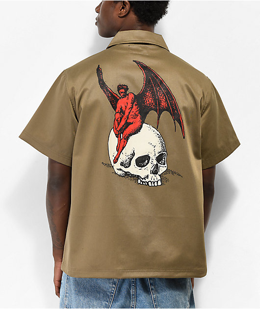 Welcome Nephilim Stone Short Sleeve Work Shirt | Zumiez