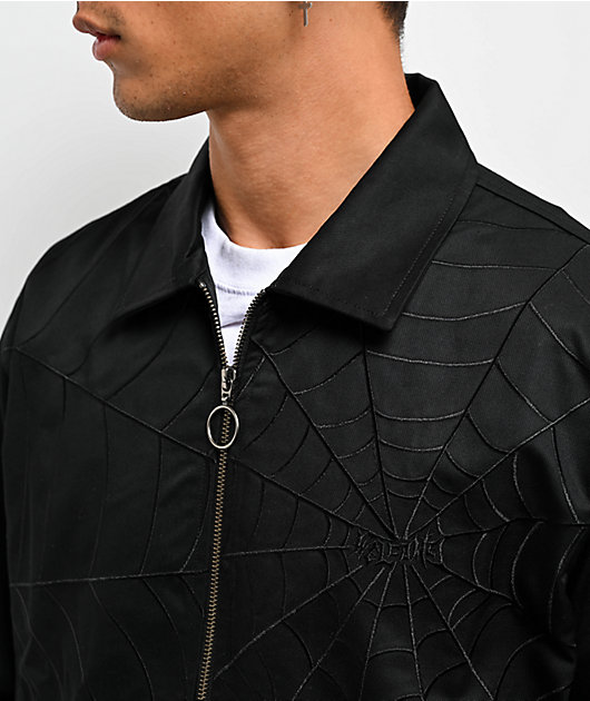 Welcome Nexus Embroidered Black Long Sleeve Work Shirt