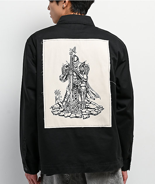 Welcome Paladin Black Long Sleeve Zip Work Shirt | Zumiez