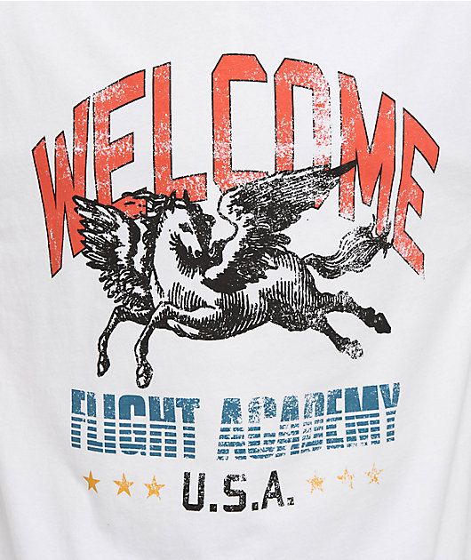 Welcome Pegasus White T-Shirt