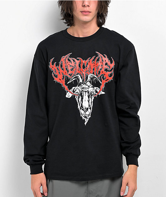Welcome Pupil Black Long Sleeve T-Shirt | Zumiez