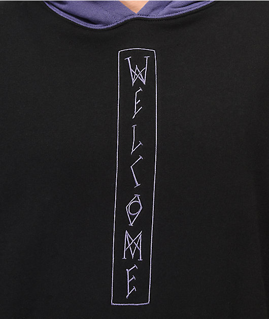 Welcome Quadrant Black Hoodie