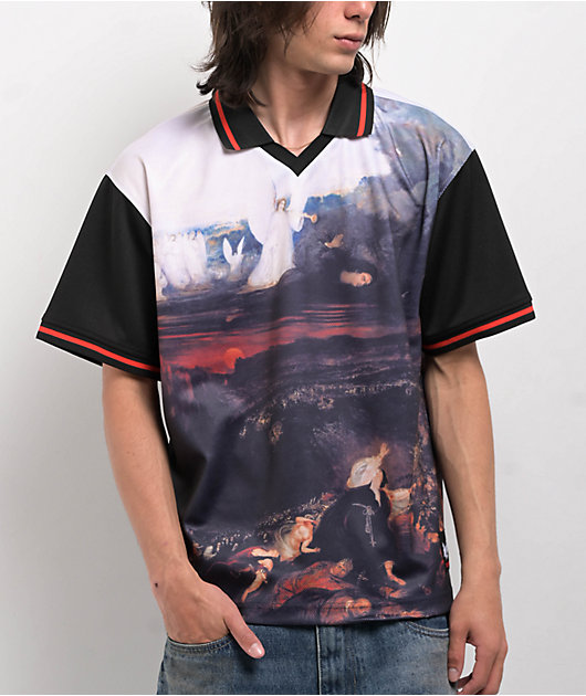 Welcome Rapture Black Soccer Jersey | Zumiez