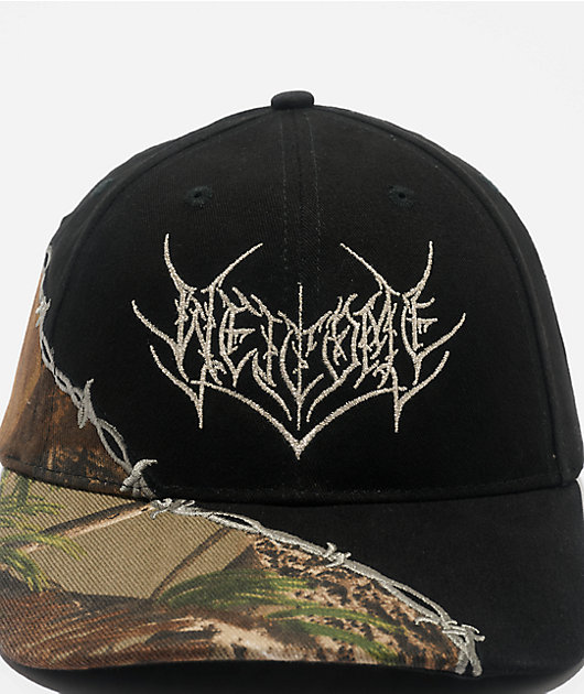 Welcome Splinter 2.0 Black & Camo Strapback Hat | Zumiez