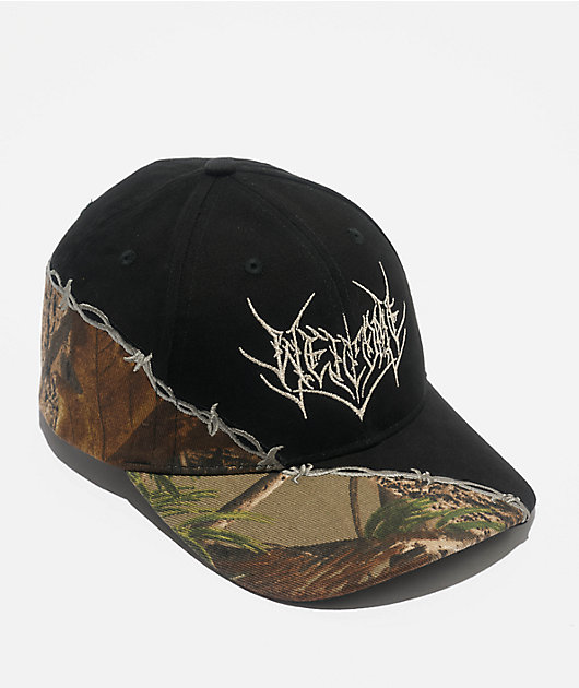 Welcome Splinter 2.0 Black & Camo Strapback Hat | Zumiez