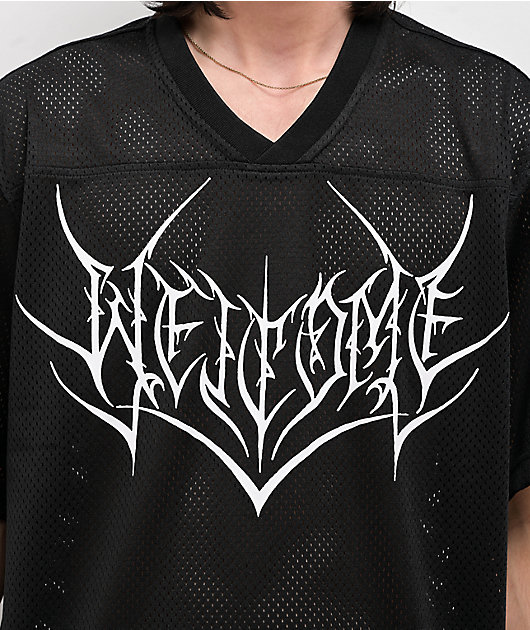 Welcome Splinter Black Football Jersey