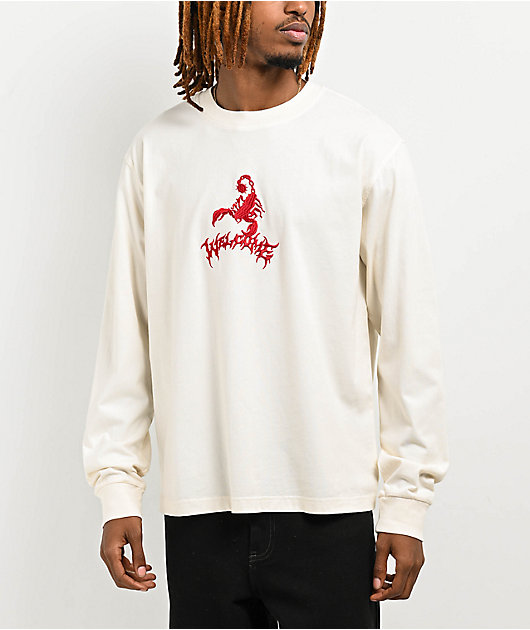 Welcome Stinger Off White Long Sleeve T Shirt Zumiez