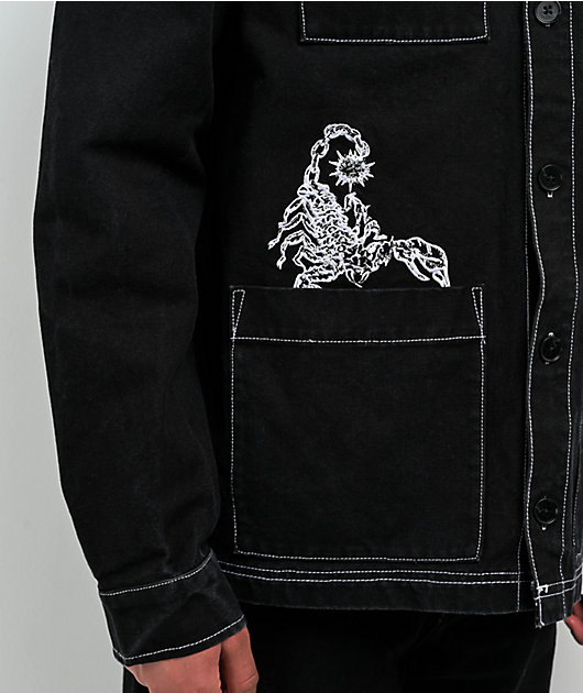 Welcome Stowaway Black Chore Jacket