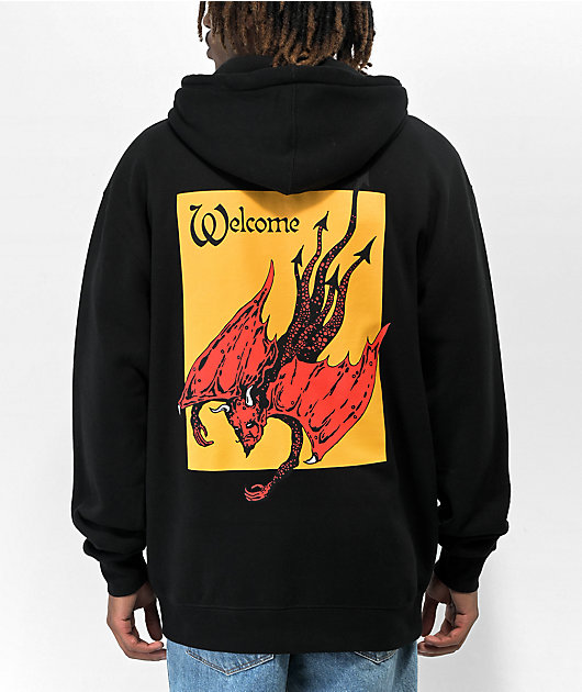 Welcome Unholy Diver Black Zip Hoodie | Zumiez