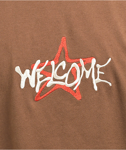 Welcome Vega Brown T-Shirt | Zumiez