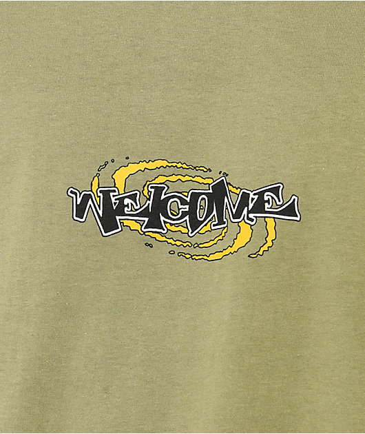 Welcome Vortex Olive T-Shirt