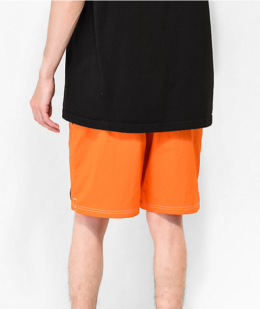 Welcome Vortex Orange Nylon Shorts