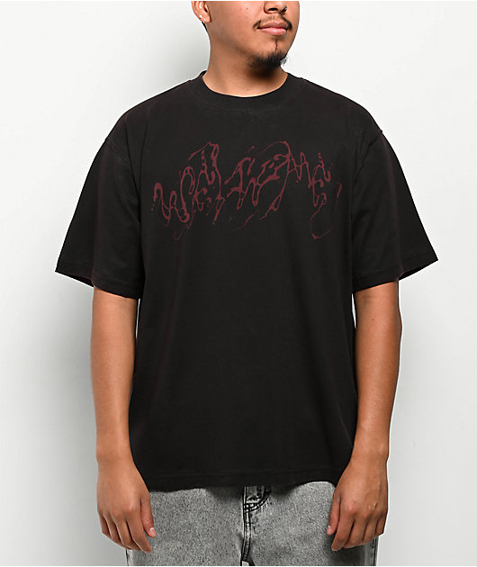 Welcome Weep Overprint Black T-Shirt