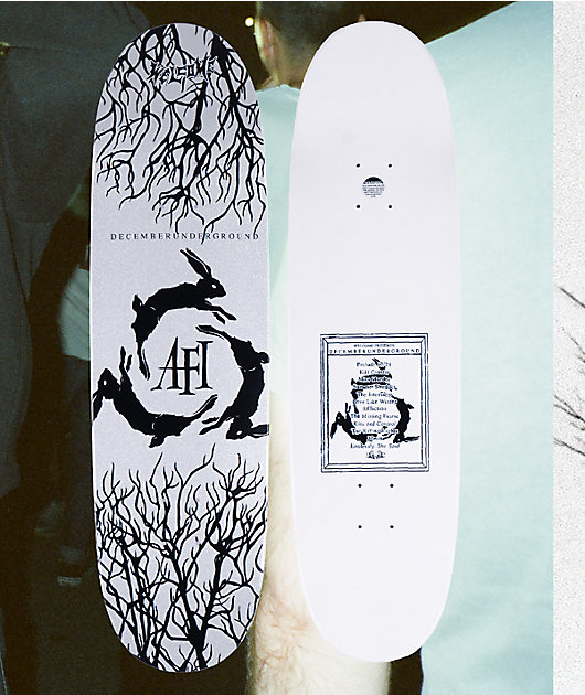 Welcome x AFI Decemberunderground 8.8 Skateboard Deck