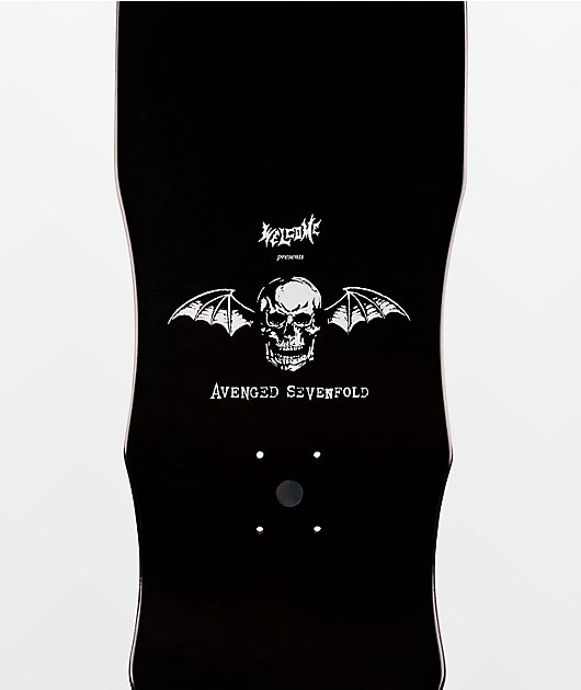 Welcome x Avenged Sevenfold Hail To The King On Dark Lord 9.75" Skateboard Deck