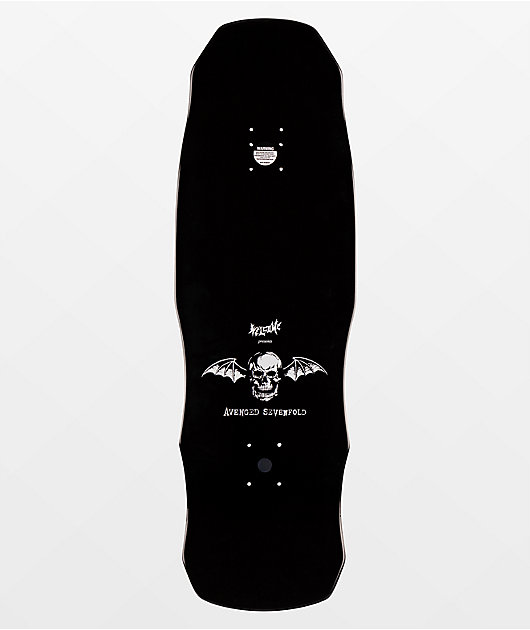 Welcome x Avenged Sevenfold Hail To The King On Dark Lord 9.75" Skateboard Deck