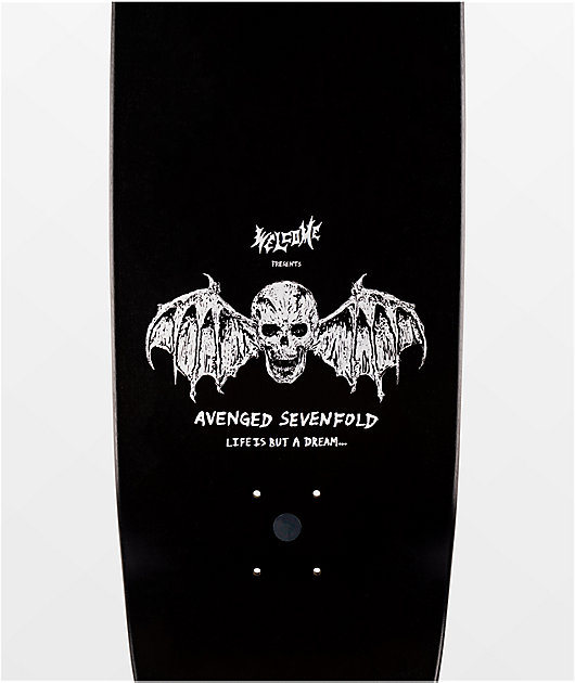 Welcome x Avenged Sevenfold Life is But a Dream 9.5 Skateboard
