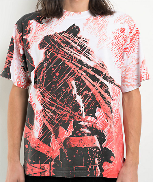 Welcome x Batman Gargoyle White Knit T-Shirt | Zumiez